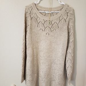 Brand new long  sweater from maurices